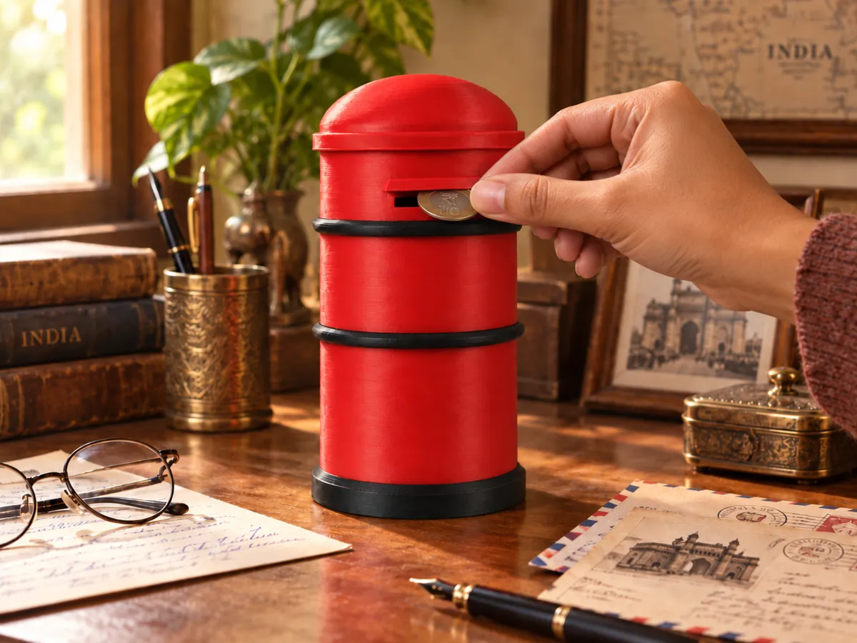 Classic Indian Post Money Bank